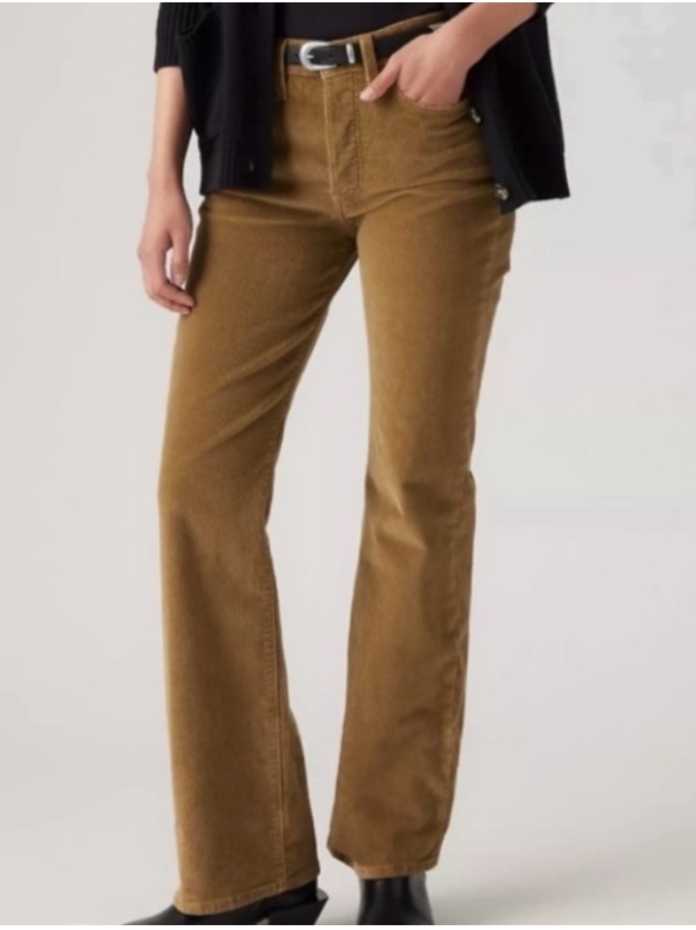 Levi’s 30 x30 Jeans Low Pro Golden Tan Corduroy MidRise Straight Leg Relaxed NWT